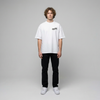White BMW R1250 GS t-shirt full body front view | Durty Bikerz