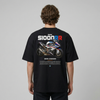Black BMW S1000RR t-shirt back view with S1000RR superbike graphic print | Durty Bikerz