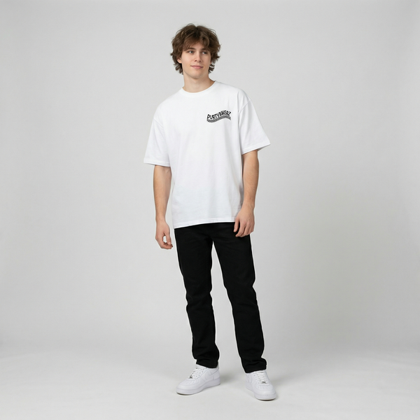White Ducati Panigale V4 SP2 t-shirt full body front view | Durty Bikerz