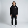 Black Team Aprilia Racing MotoGP hoodie full body front view | Durty Bikerz