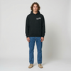 Black Team LCR Honda MotoGP hoodie front view with chest logo | Durty Bikerz
