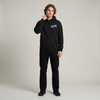 Black Valentino Rossi Petronas hoodie full body front view | Durty Bikerz