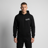 Black Yamaha MT-07 hoodie front view with Durty Bikerz chest logo