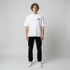 White Yamaha MT-07 t-shirt full body front view | Durty Bikerz