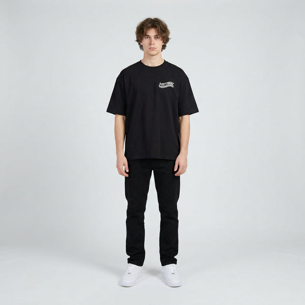 Black Yamaha Ténéré t-shirt full body front view | Durty Bikerz