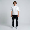 White Yamaha YZ250 t-shirt full body front view | Durty Bikerz