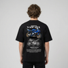 Black Yamaha YZF-R1 t-shirt back view with YZF-R1 superbike graphic print | Durty Bikerz
