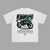 T shirt noir Kawasaki Ninja 400 KRT, moto verte et noire vue arrière, fond neutre, modèle sport racing, design agressif.