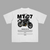 White Yamaha MT-07 T-shirt with naked bike design printed on the back