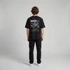 Black BMW S1000RR t-shirt full body back view with large S1000RR back print | Durty Bikerz