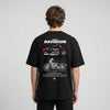 Black Harley-Davidson Sportster t-shirt back view with Sportster motorcycle graphic print | Durty Bikerz
