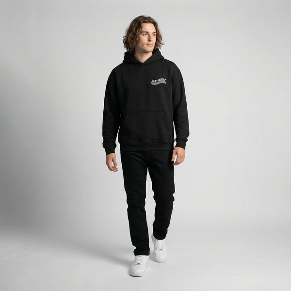 Black Honda CBR Repsol hoodie full body front view | Durty Bikerz