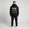 Black Kawasaki Ninja H2R hoodie full body back view with large H2R back print | Durty Bikerz