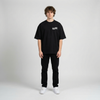 Black Kawasaki ZX-10R Trickstar t-shirt full body front view | Durty Bikerz