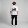 White Kawasaki ZX-10R Trickstar t-shirt full body front view | Durty Bikerz