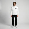 White KTM Duke 390 hoodie full body front view | Durty Bikerz