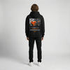Black KTM RC8C hoodie full body back view with large RC8C back print | Durty Bikerz
