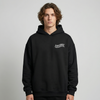 Black Monster Energy Yamaha MotoGP hoodie front view with chest logo | Durty Bikerz