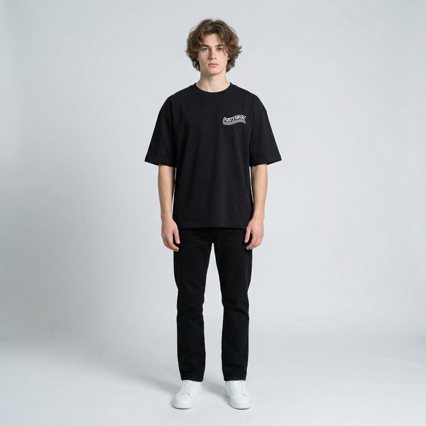 Black Suzuki GSX-R 1000 t-shirt full body front view | Durty Bikerz