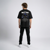 Black Yamaha MT-09 t-shirt full body back view with large MT-09 back print | Durty Bikerz
